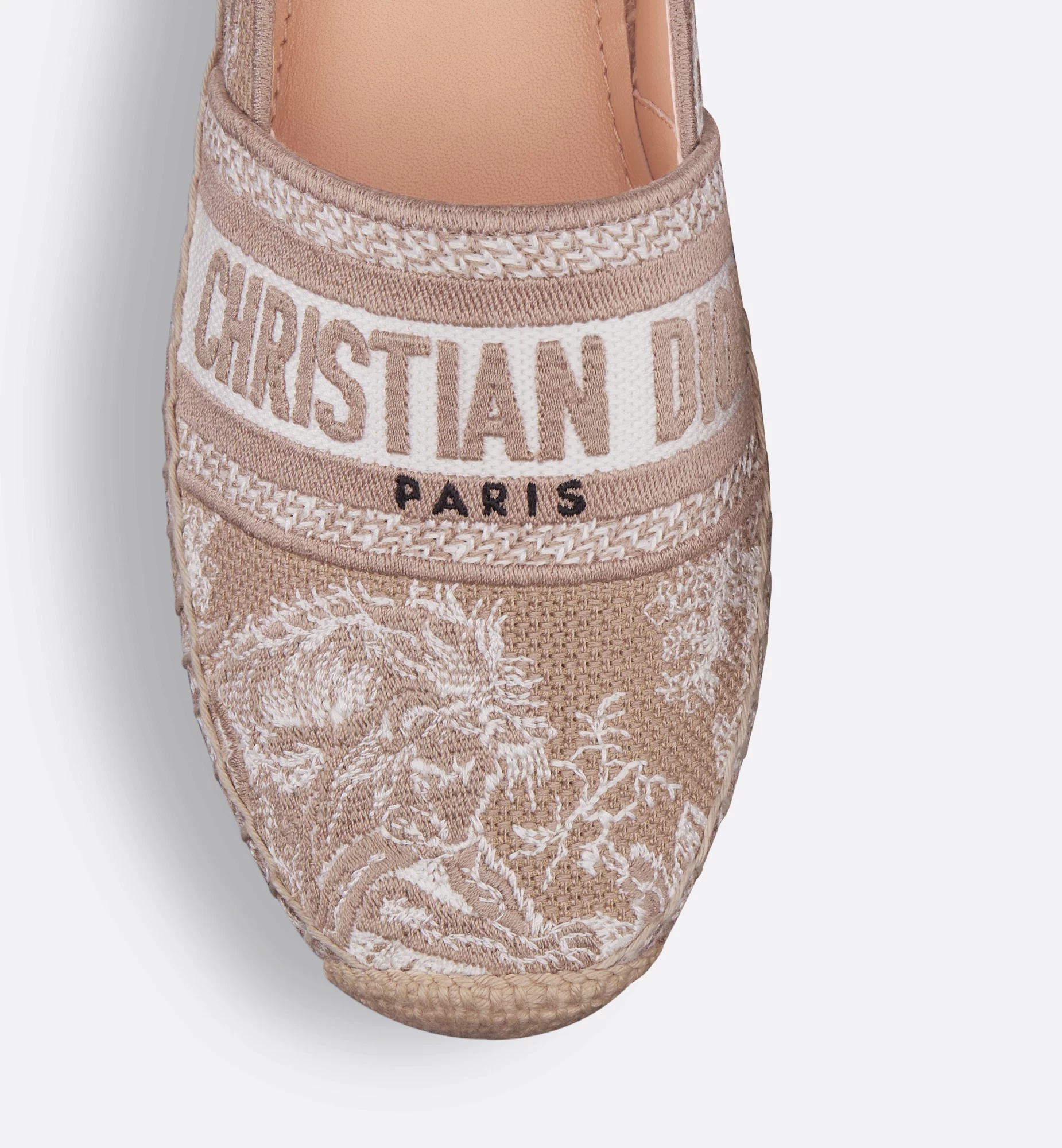 Dior Iviera Granville Espadrille In Brown