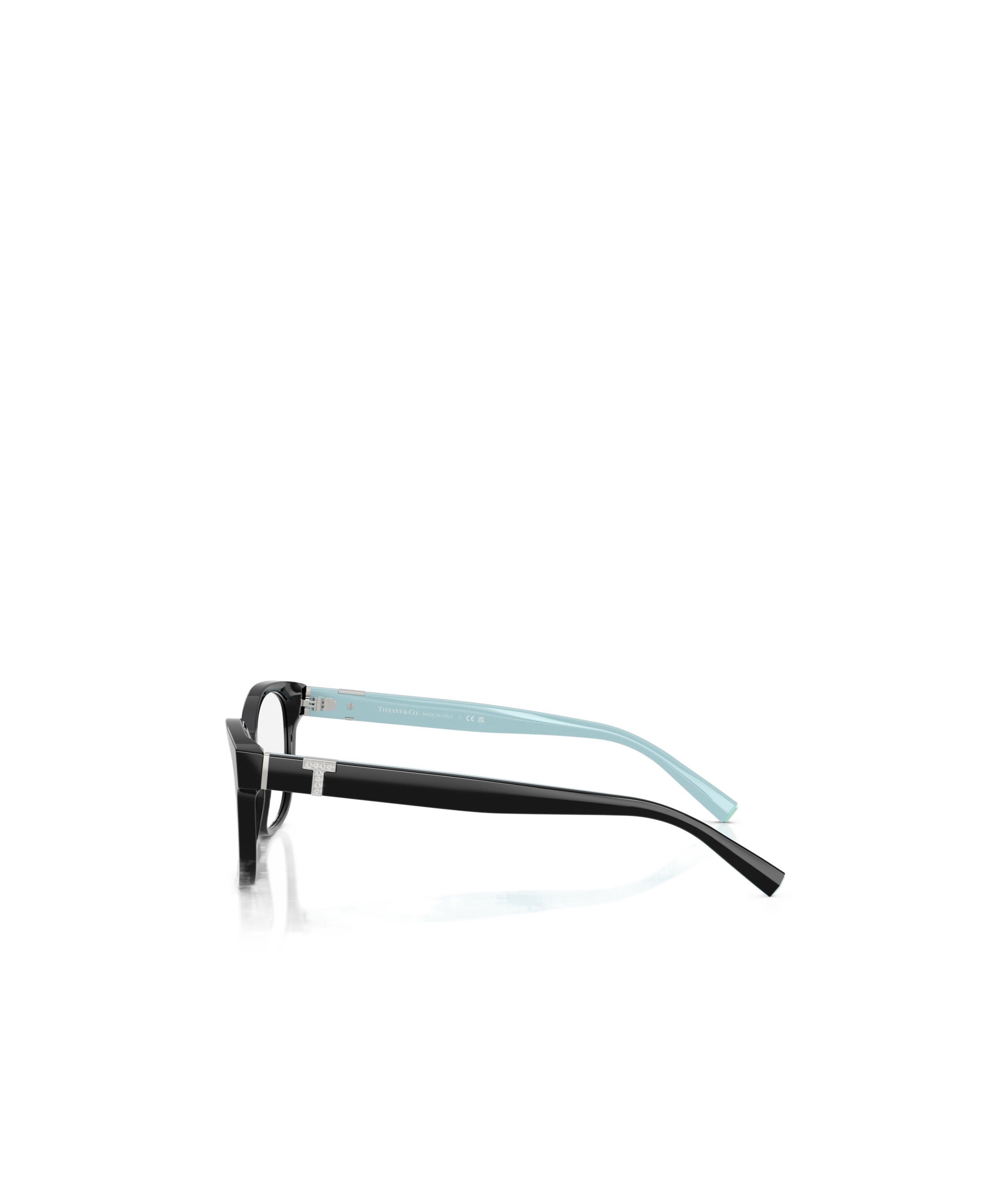Tiffany & Co Geometric Frame Plano Mirror In Black