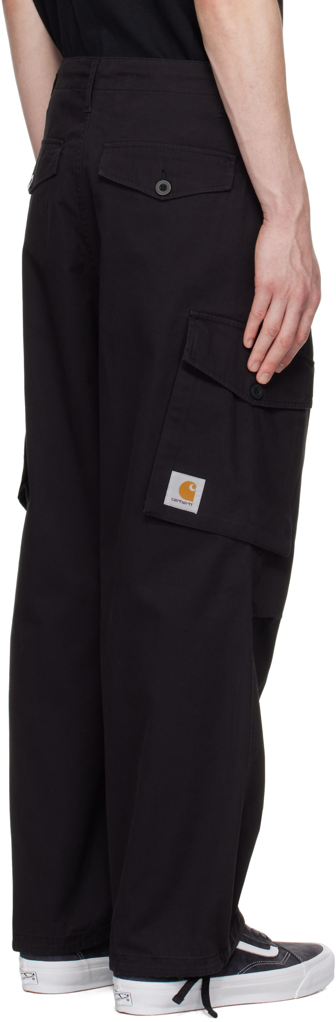 Carhartt Cargo Side-pocket Trousers In Blue
