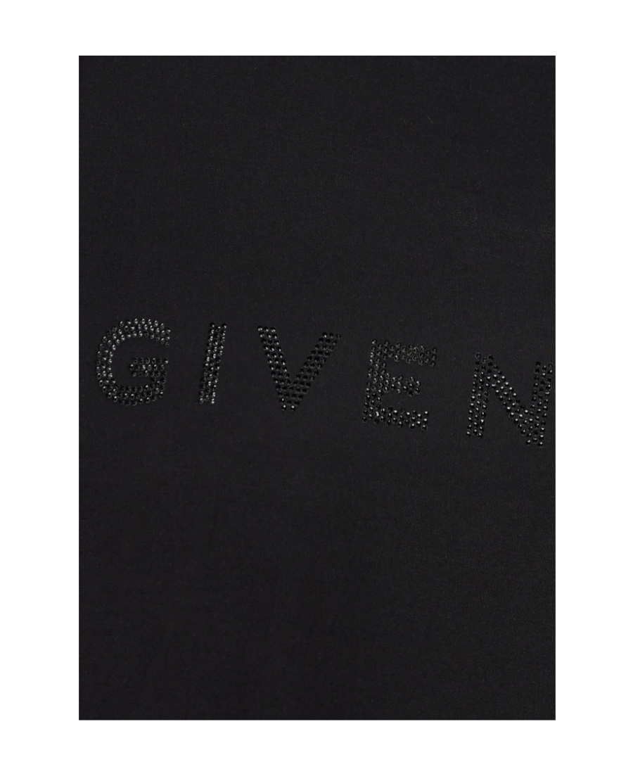 Givenchy T-shirt A Maniche Corte In Cotone. In Black