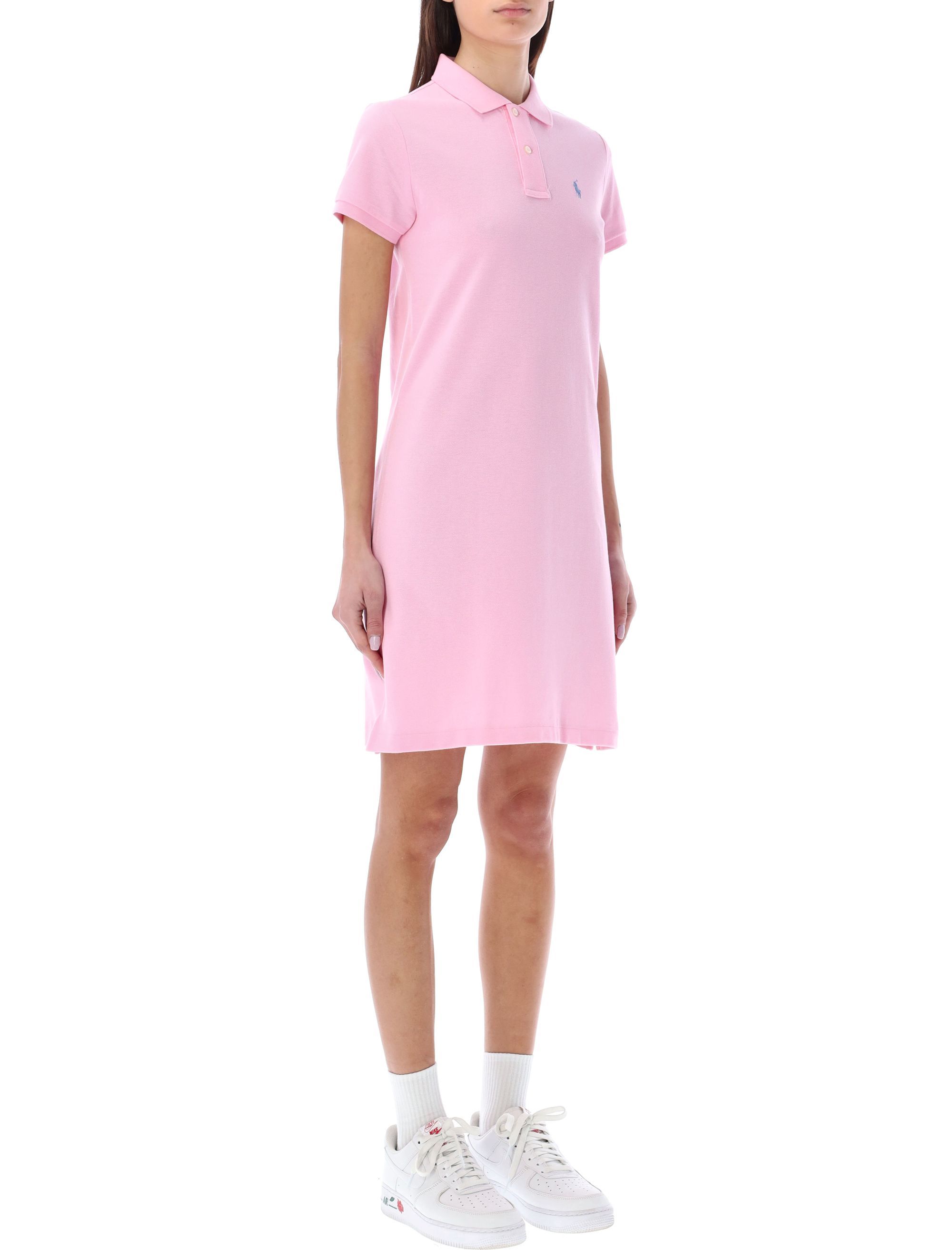 Shop Polo Ralph Lauren Polo Pony T-shirt Dress In Pink