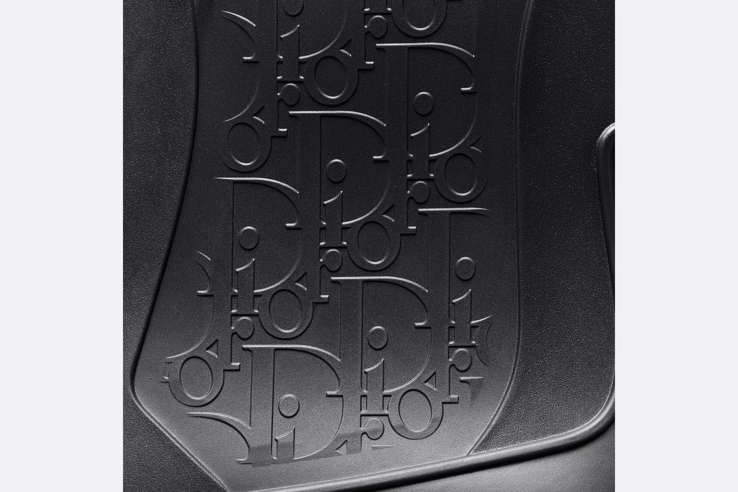 Dior Embossed Rain Boots In Black
