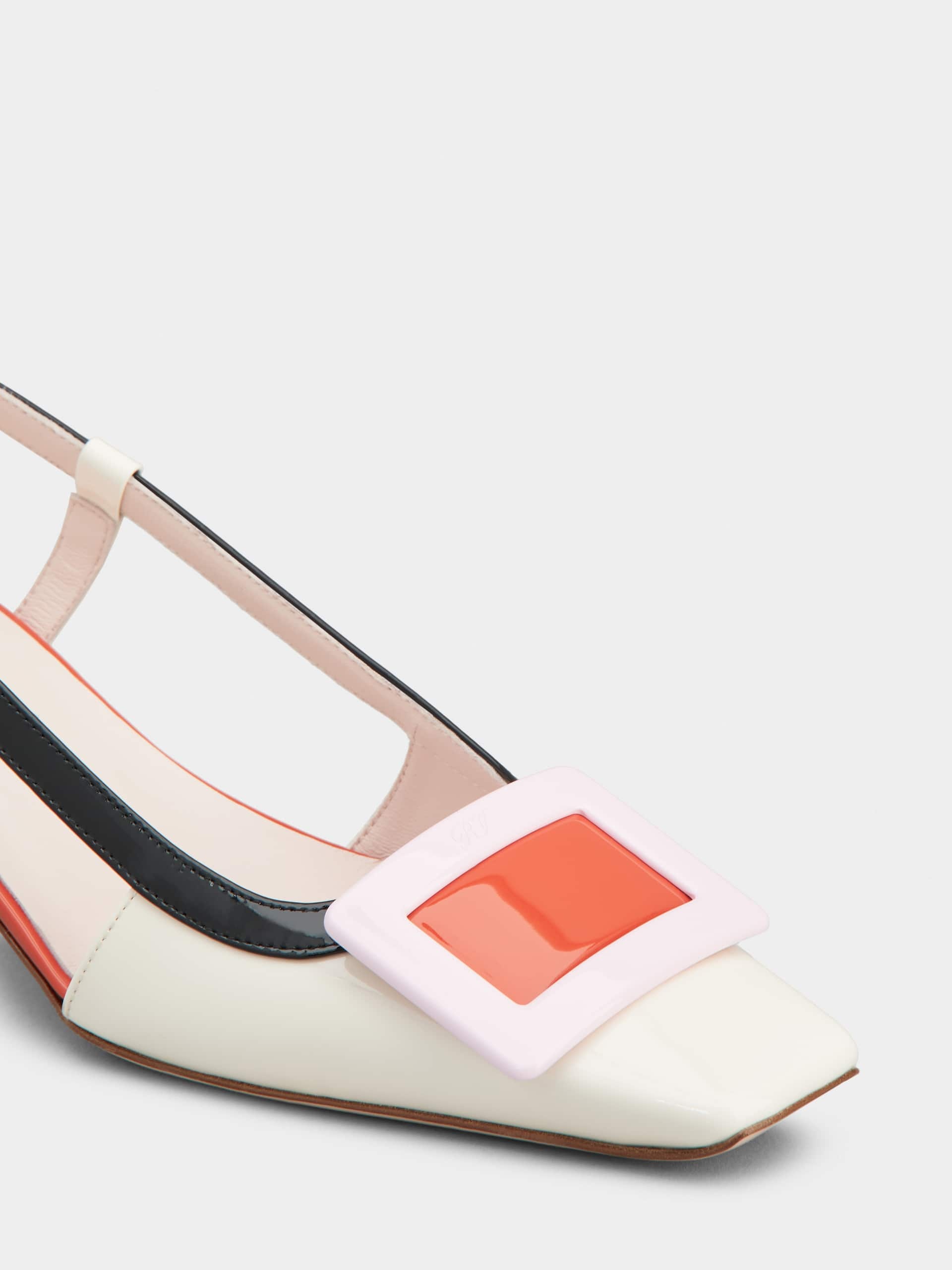 Roger Vivier Belle Vivier Slingback In Multicolor