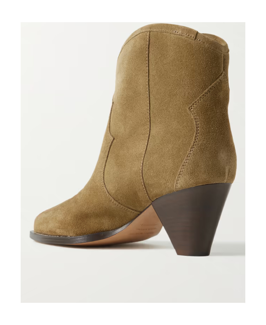 Shop Isabel Marant Darizo Suede Ankle Boots In Brown