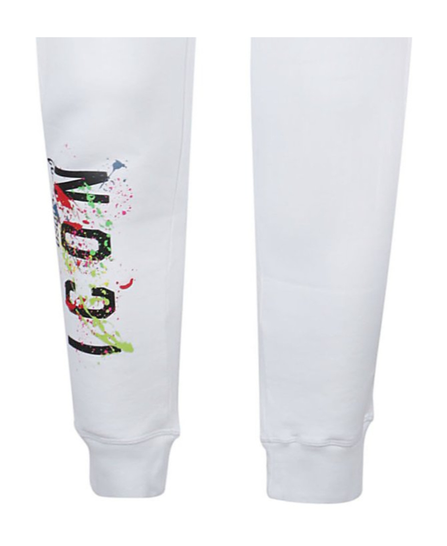Dsquared2 Icon-print Detail Trousers In White