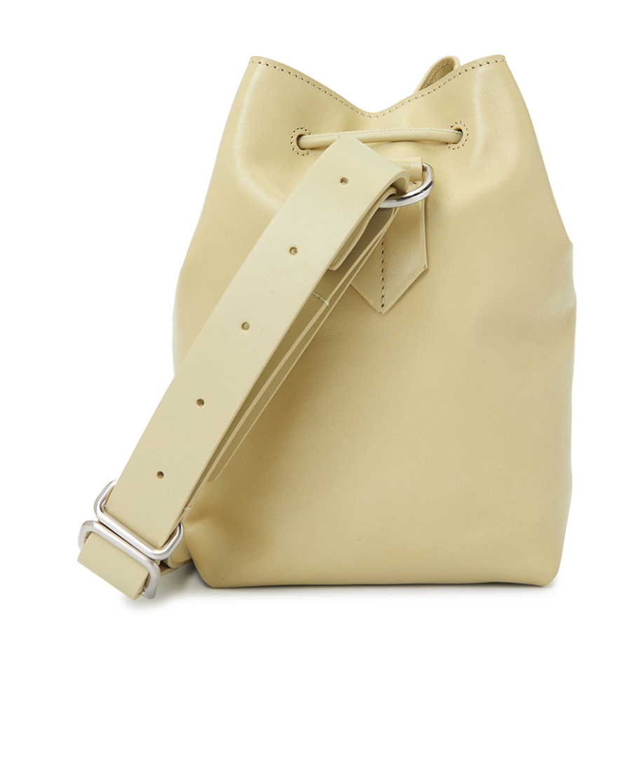 Jil Sander Logo Shoulder Bag In Nude