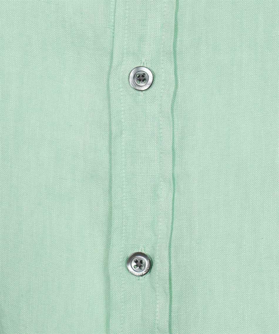 EMPORIO ARMANI SHORT-SLEEVE LINEN SHIRT