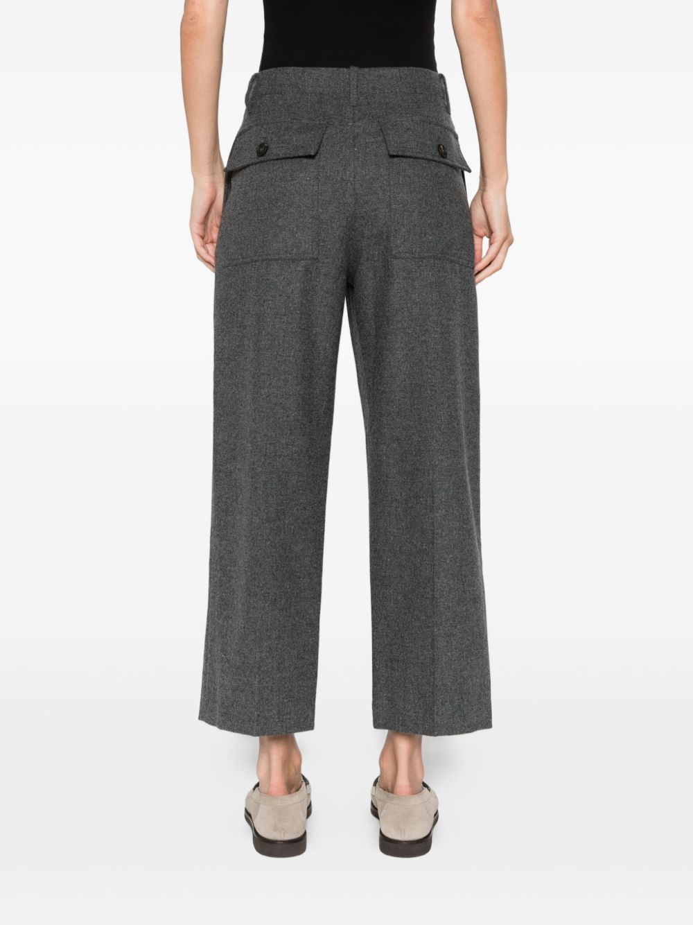 Brunello Cucinelli Pleated Trousers In Gray