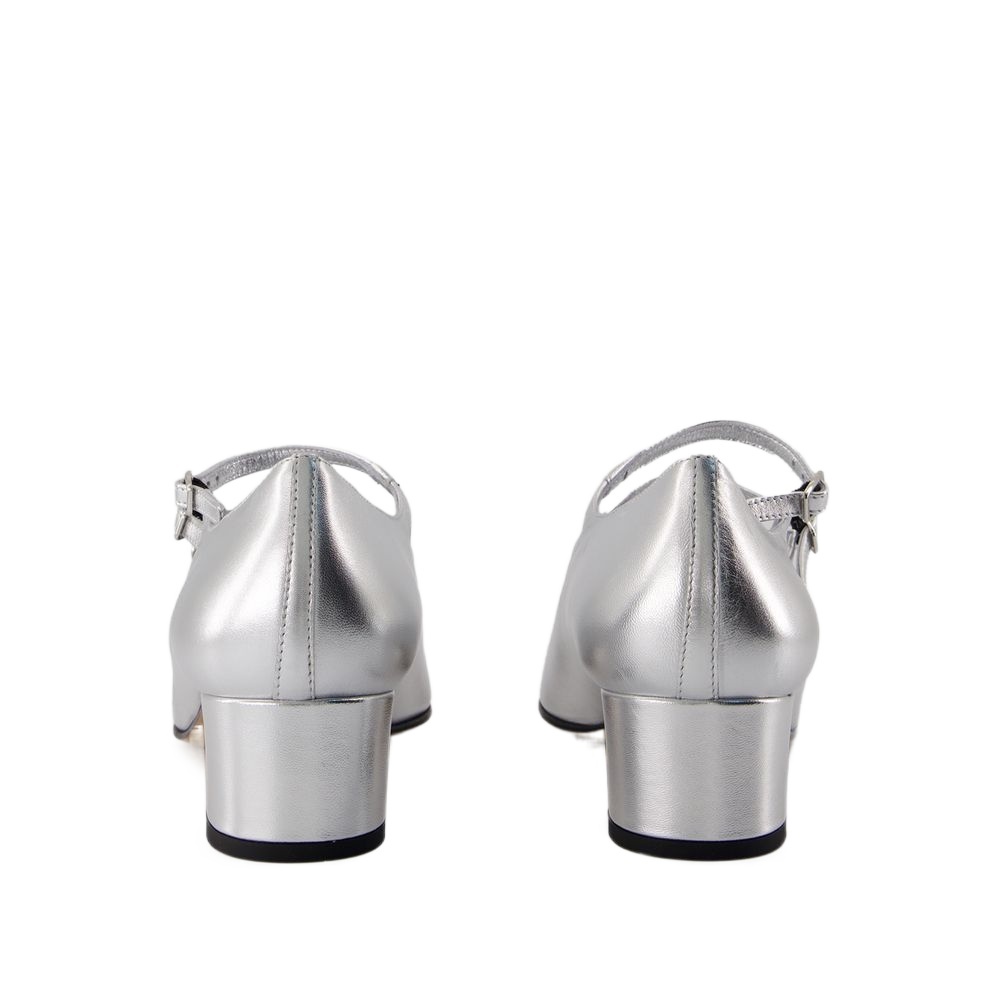 Shop Carel Paris Kina Mary Jane Shoes In Gray