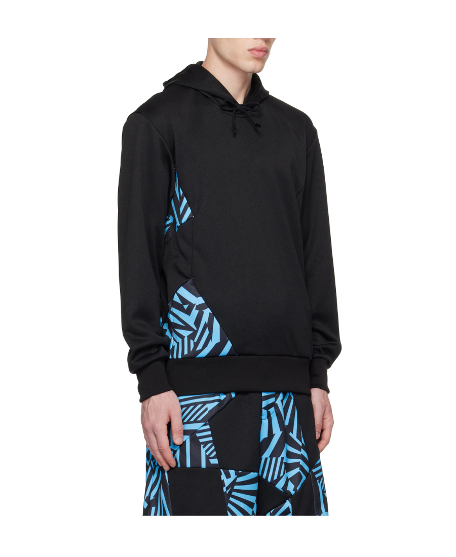 COMME DES GARÇONS PATTERN HOODED SWEATER