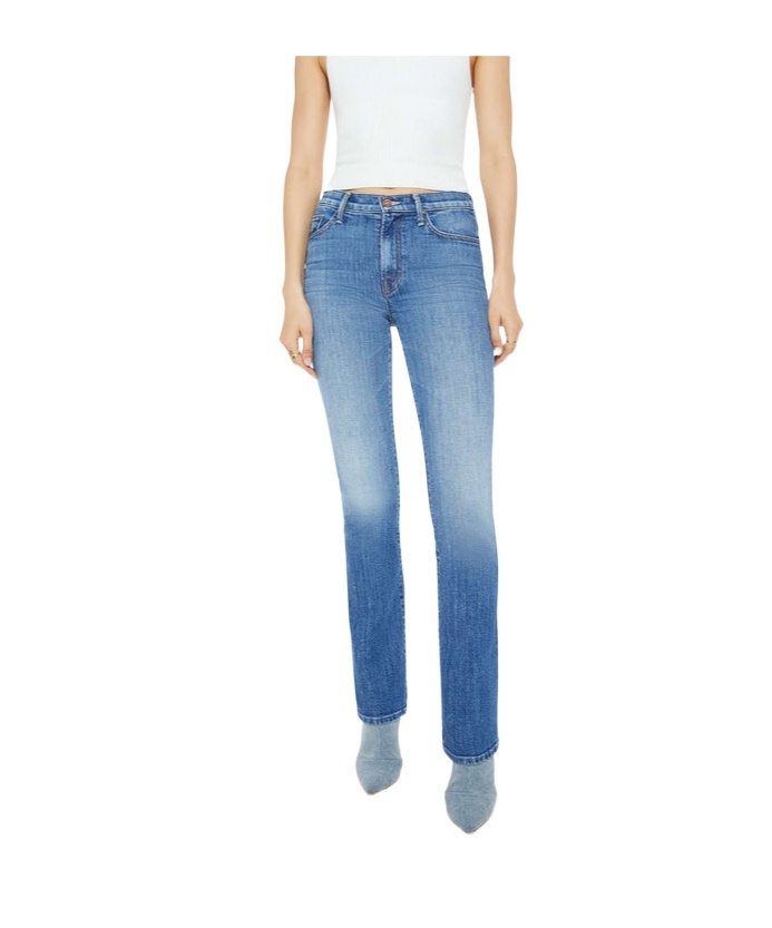 Mother Belt-loop Jeans In Blue