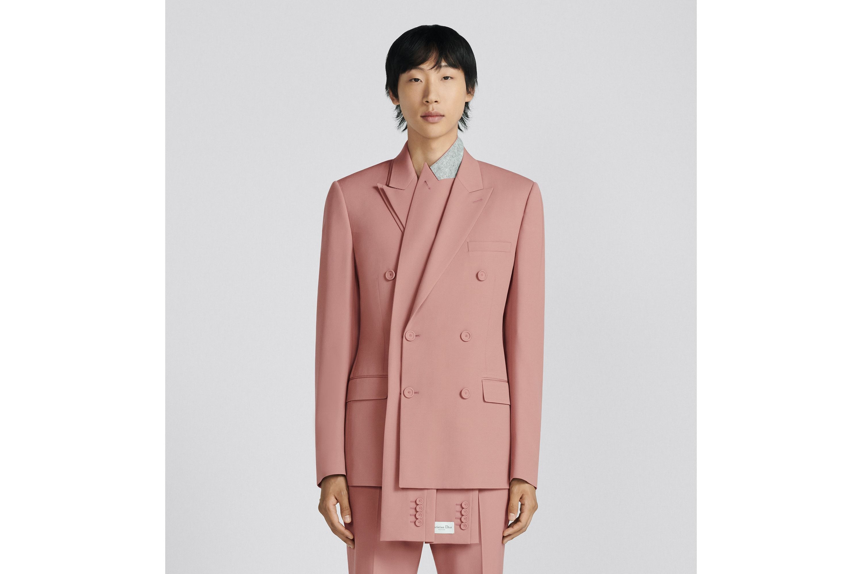 DIOR DIOR HOMME DETACHABLE CUFF DOUBLE BREASTED BLAZER