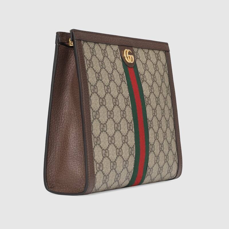 Gucci Ophidia Clutch Bag In Nude