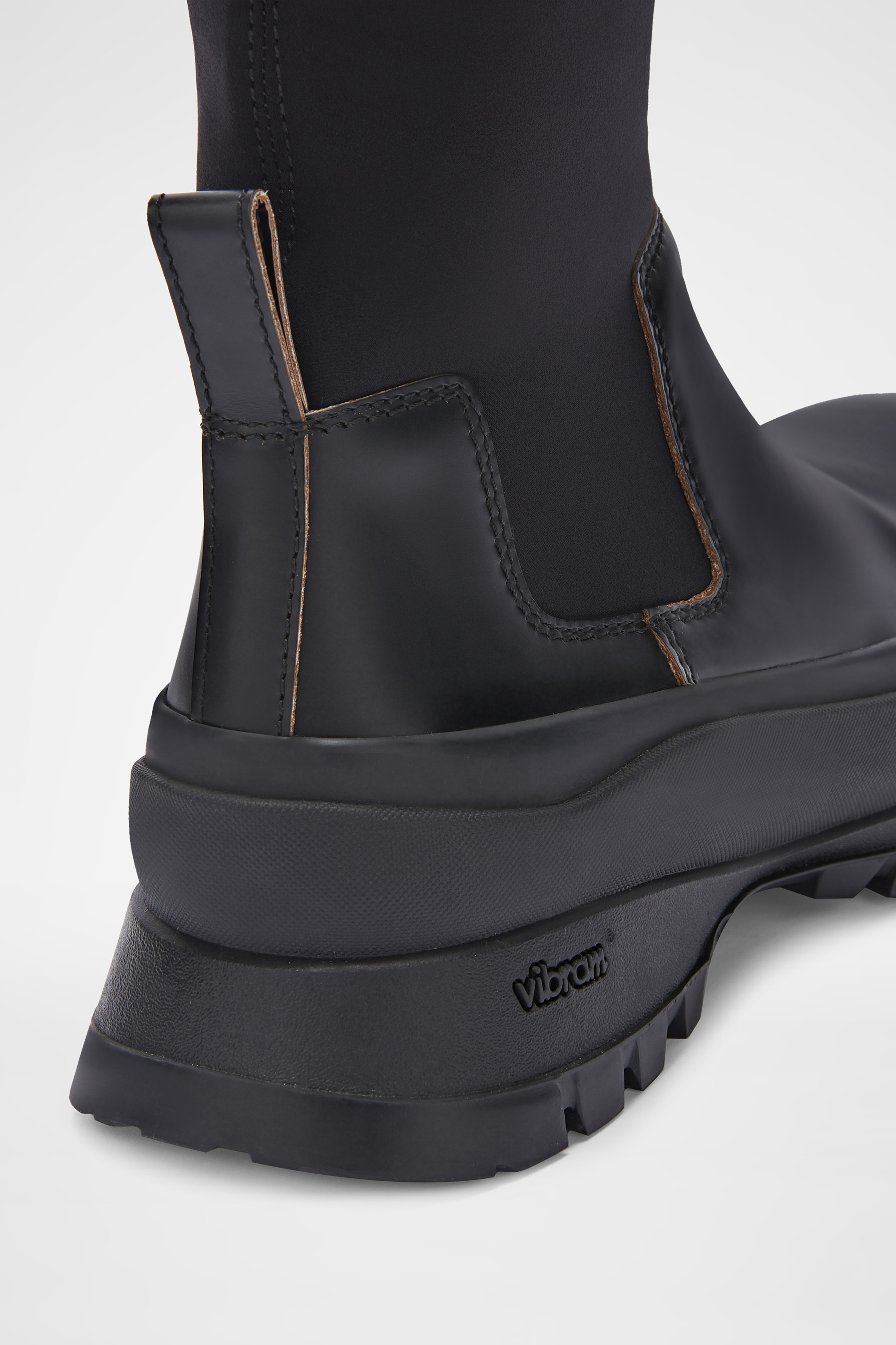 Jil Sander Vibram Soled Boots In Black