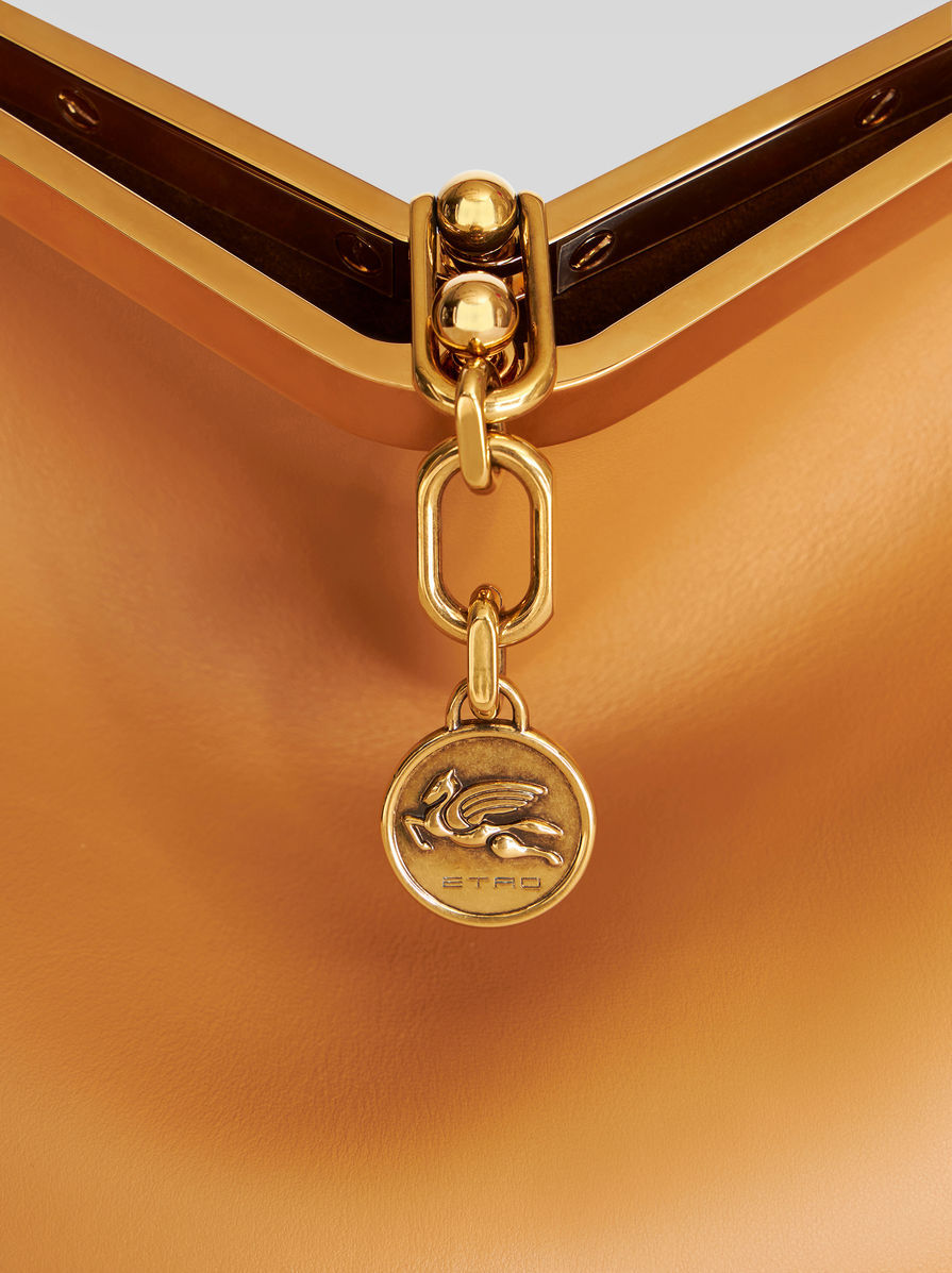 Etro Pegaso Charm-detail Shoulder Bag In Brown
