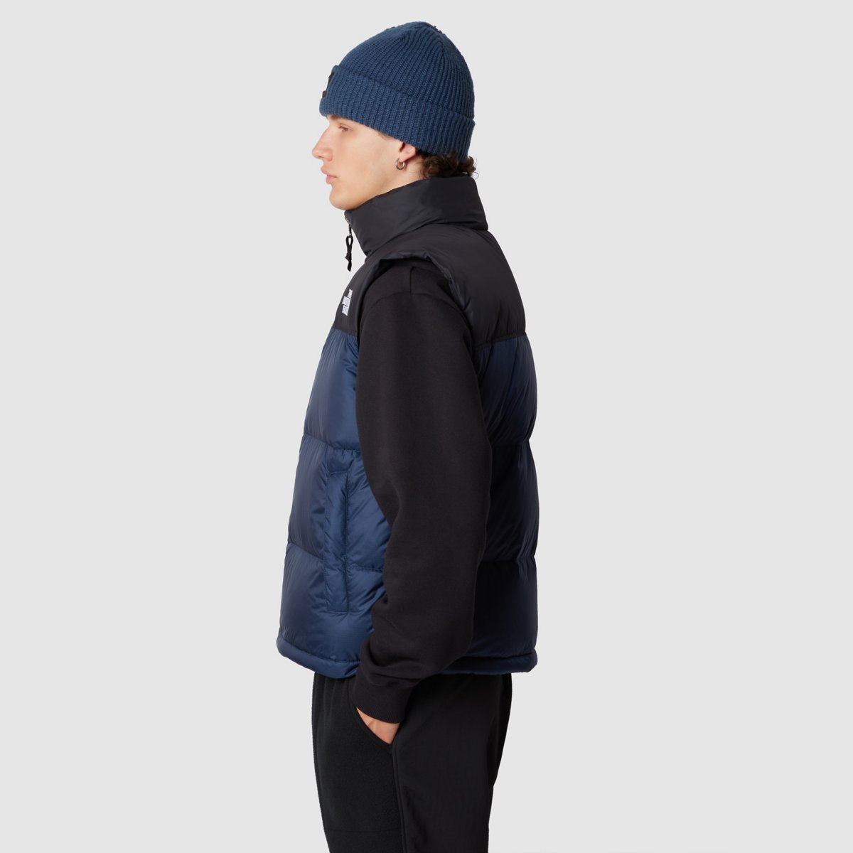 The North Face 1996 Vintage Nuptse Vest Down Jacket In Black