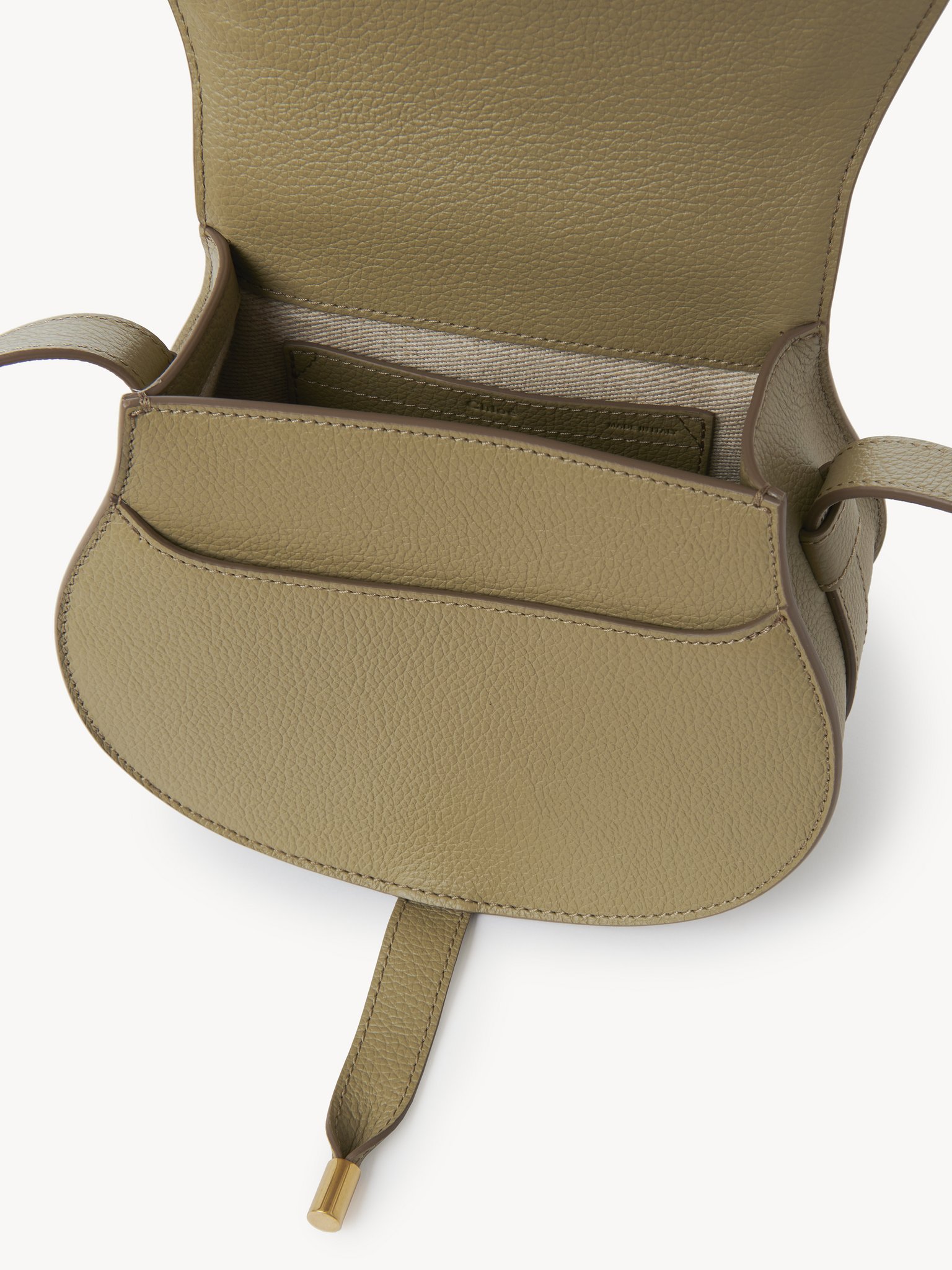 Chloé Small Marcie Leather Crossbody Bag In Brown