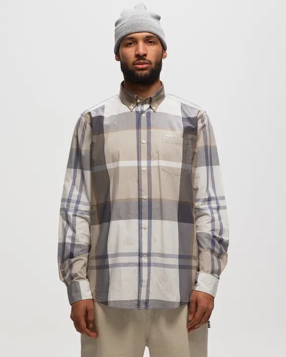 Barbour Shirt With Tartan Pattern In White
