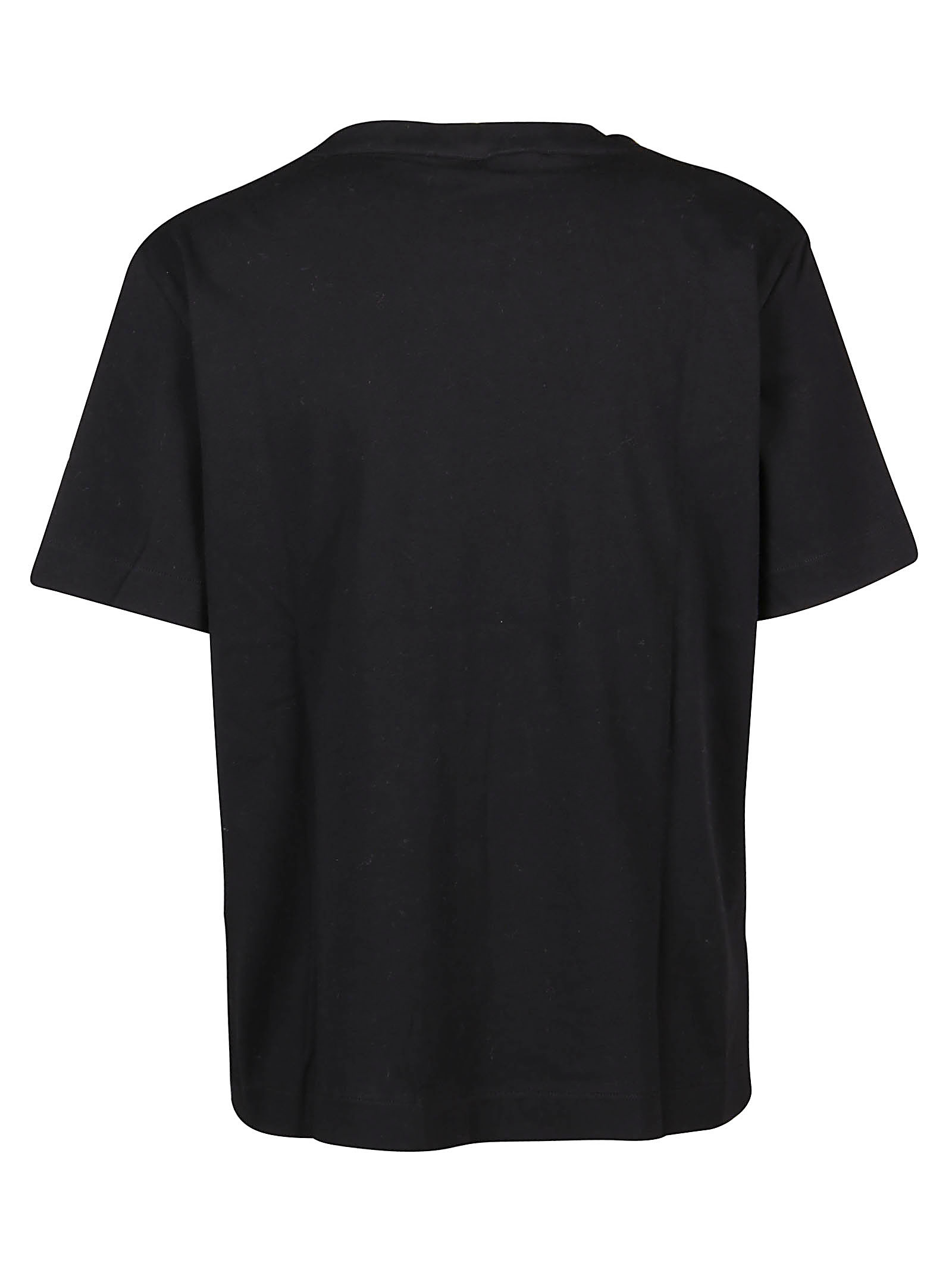 Aragona T-shirt With Round Neck And Short Sleeves In Black