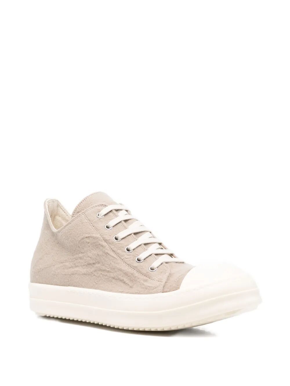Rick Owens Drkshdw Lace-up Sneakers In Neutral