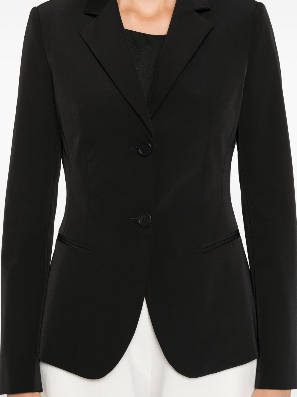 Dondup Single-breasted Blazer In Black