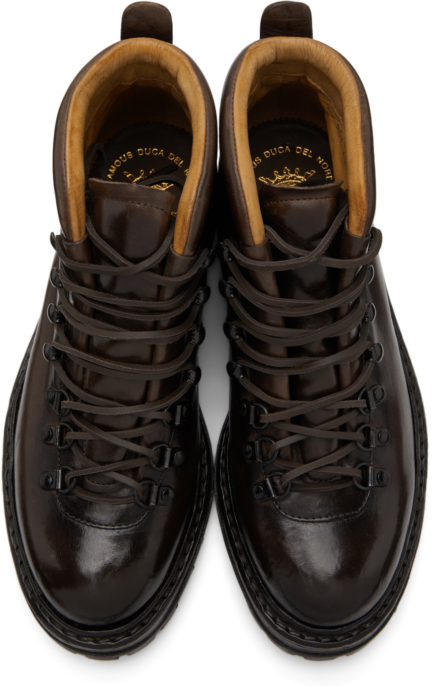 Officine Creative Logo-laced Flat Ankle Boots In Black