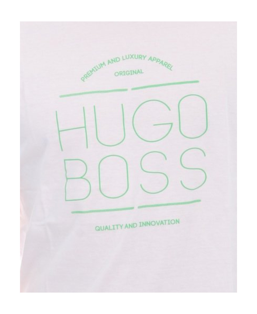 Hugo Boss Logo Details T-shirt In White