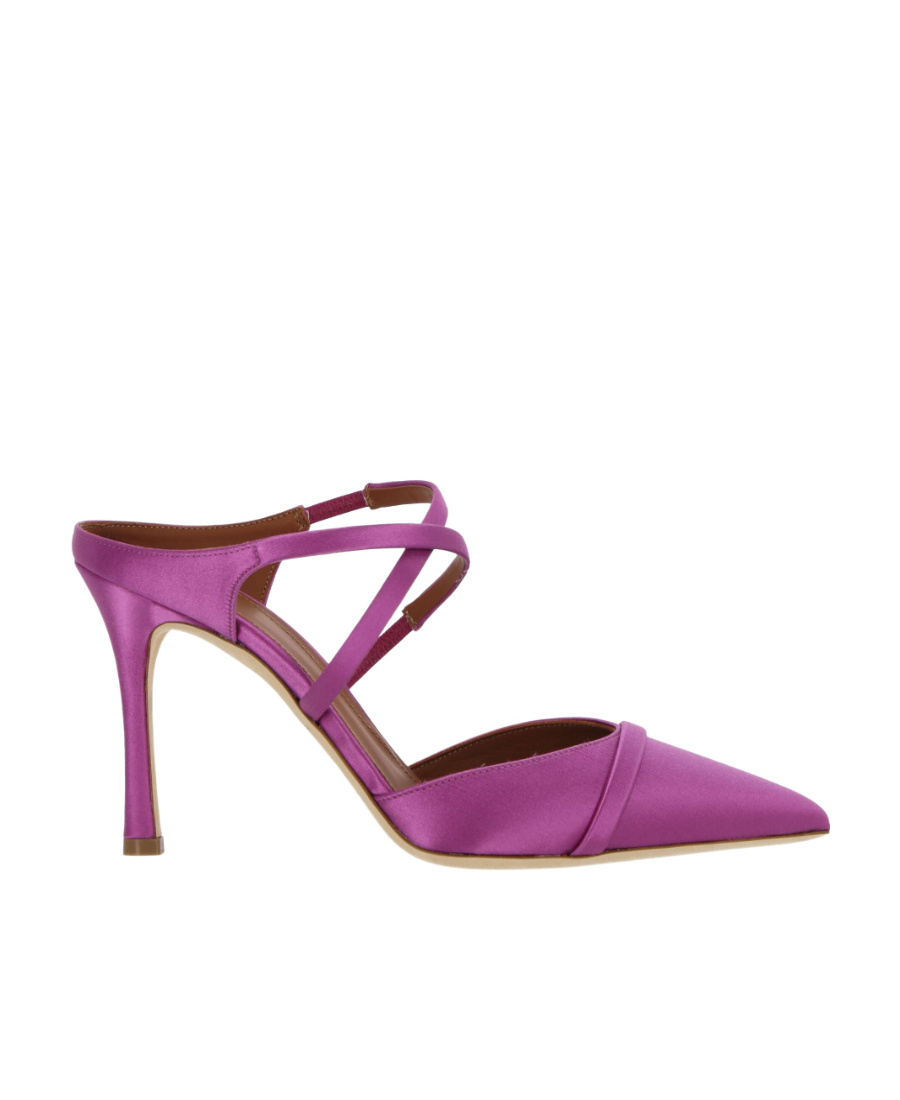 Malone Souliers Yoana 90 Leather Pumps In Purple