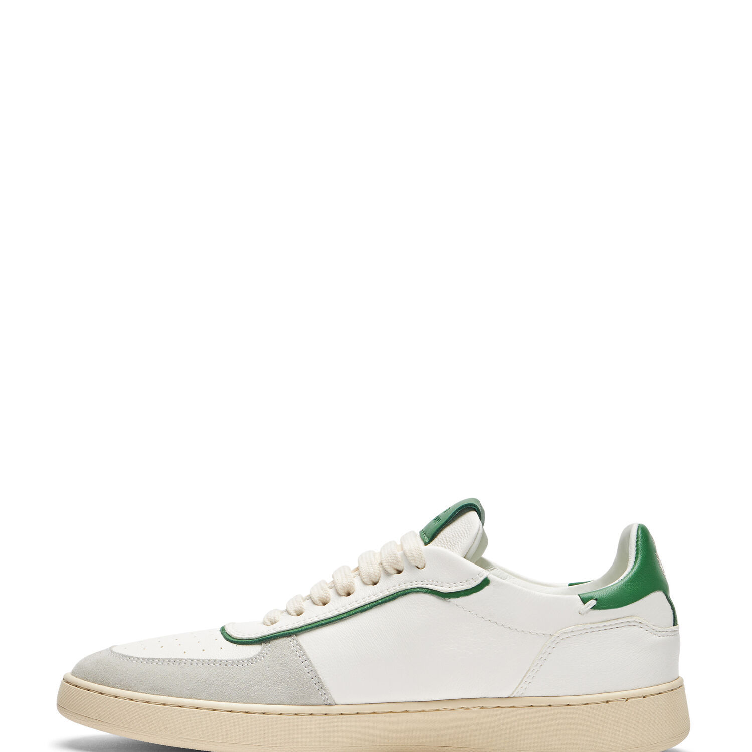 Stuart Weitzman Derby Leather Sneakers In White