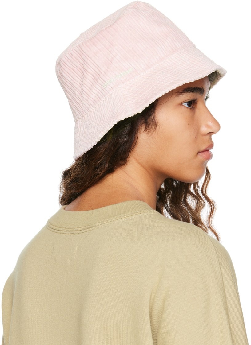 Isabel Marant Corduroy Bucket Hat In Pink