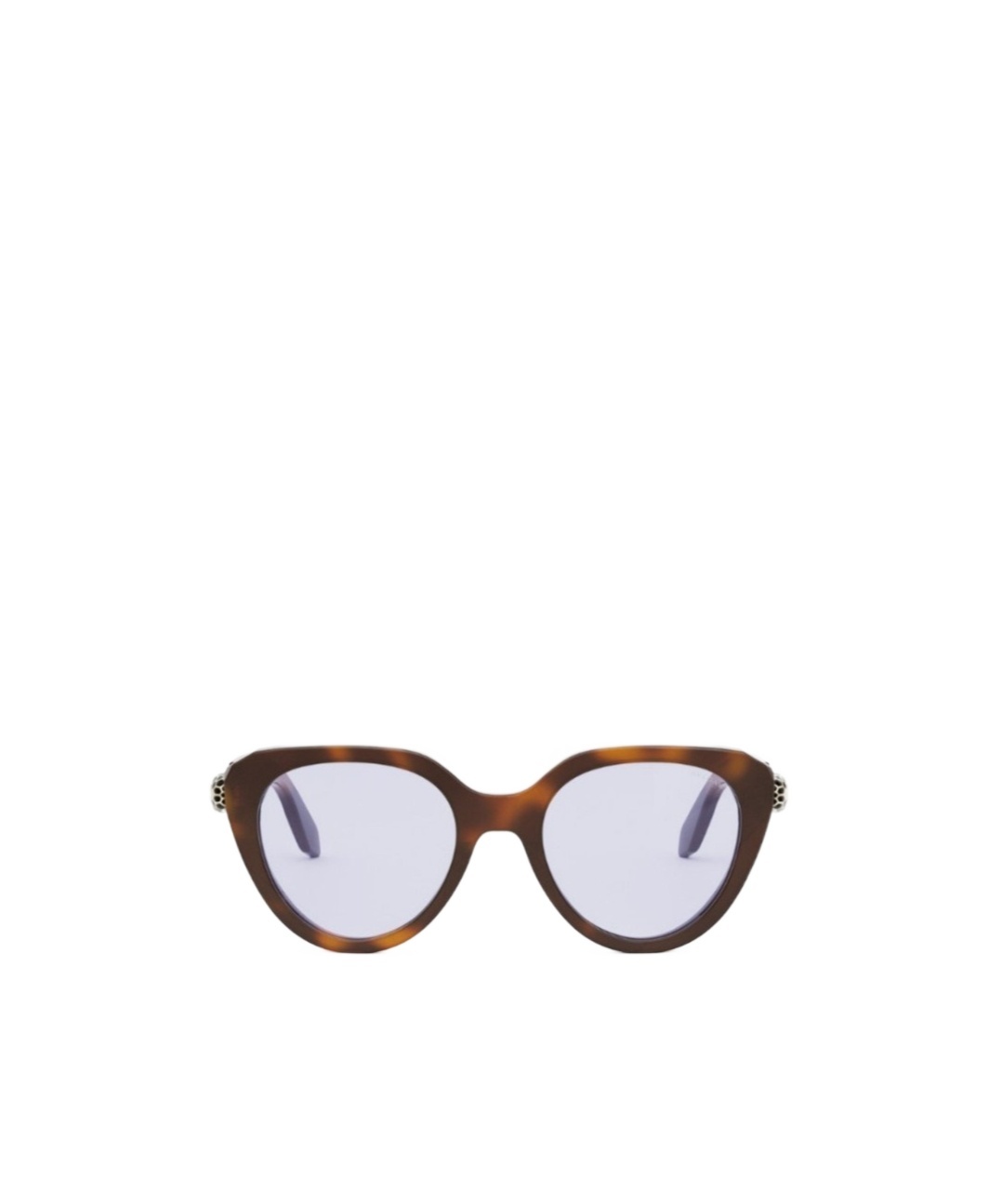 Bvlgari Bulgari Cat-eye Glasses In White