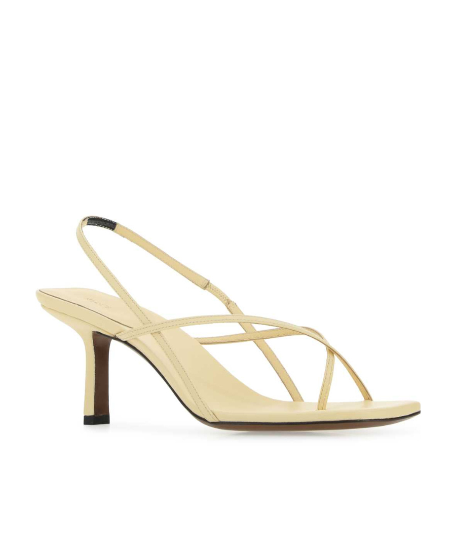 Neous Leather Sandals In Nude