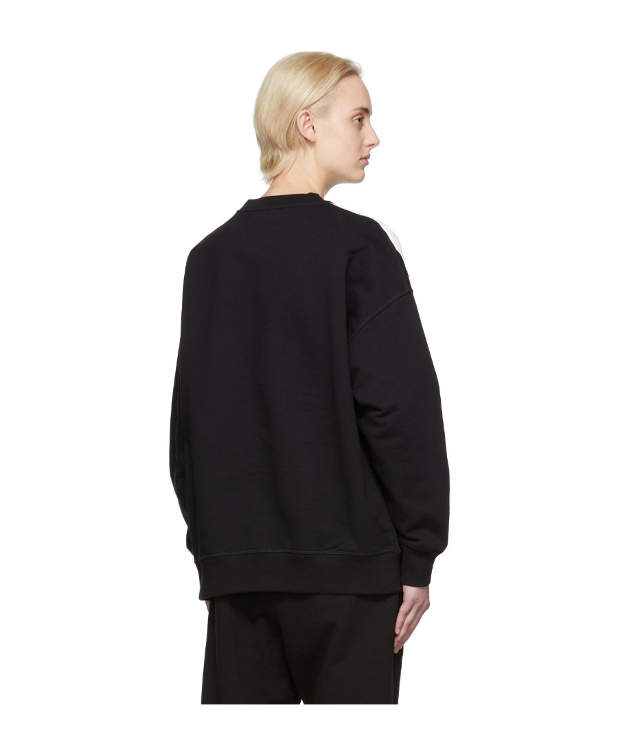 Alexander Mcqueen Exploded Seal Logo-print Sweatshirt In Black