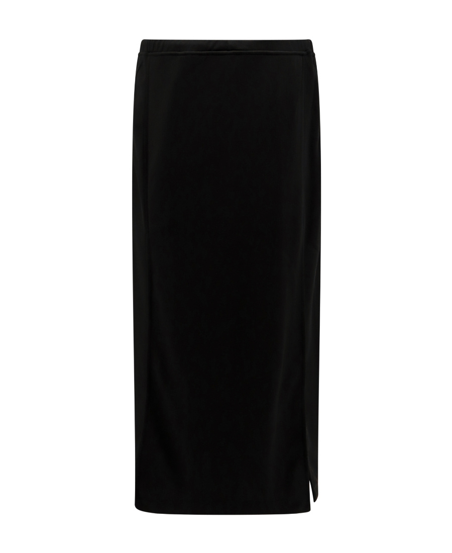 Courrèges Drawstring Tracksuit Maxi Skirt In Black