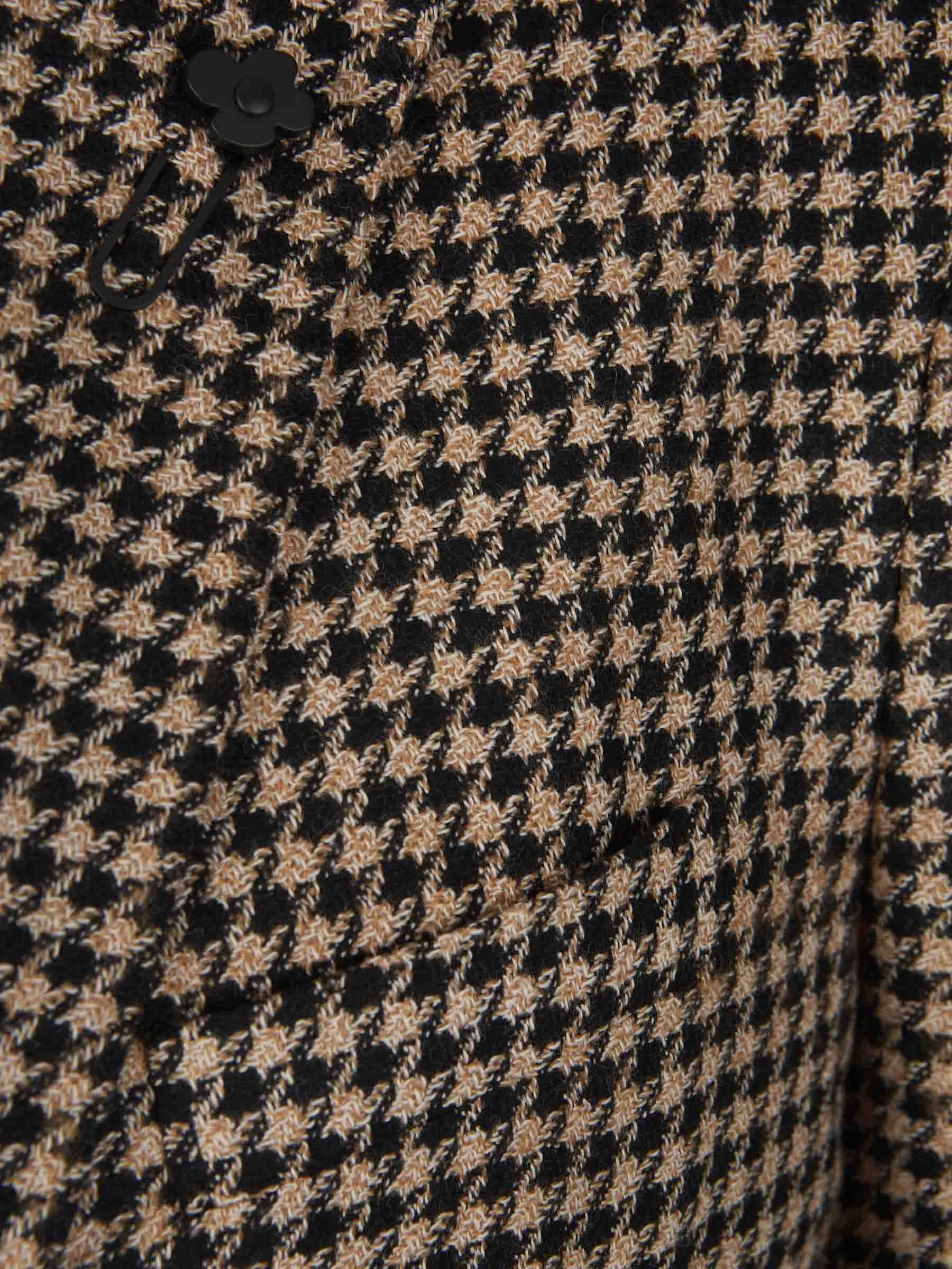 Lardini Houndstooth-pattern Blazer In Black