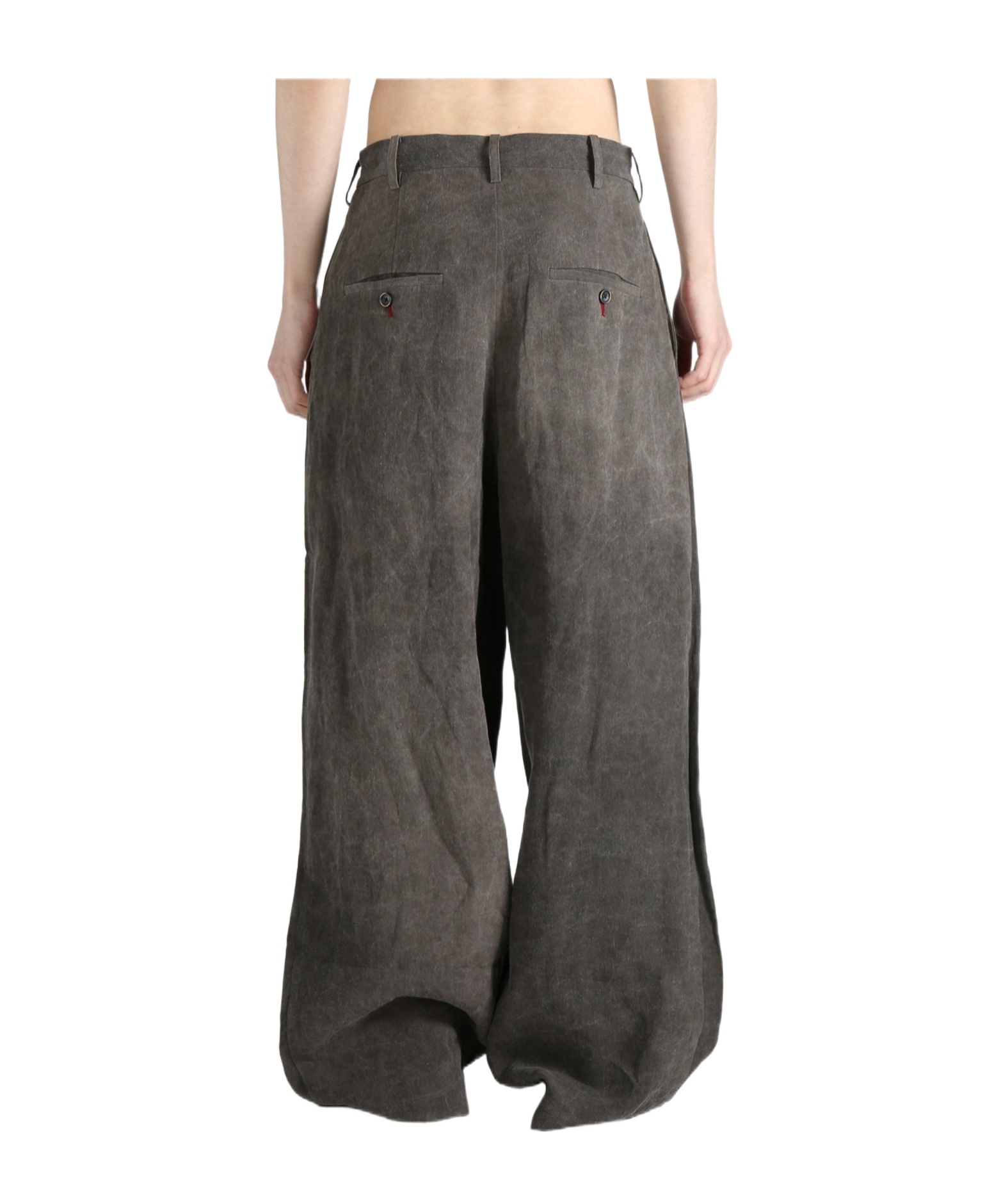 Uma Wang Polky Pants In Brown