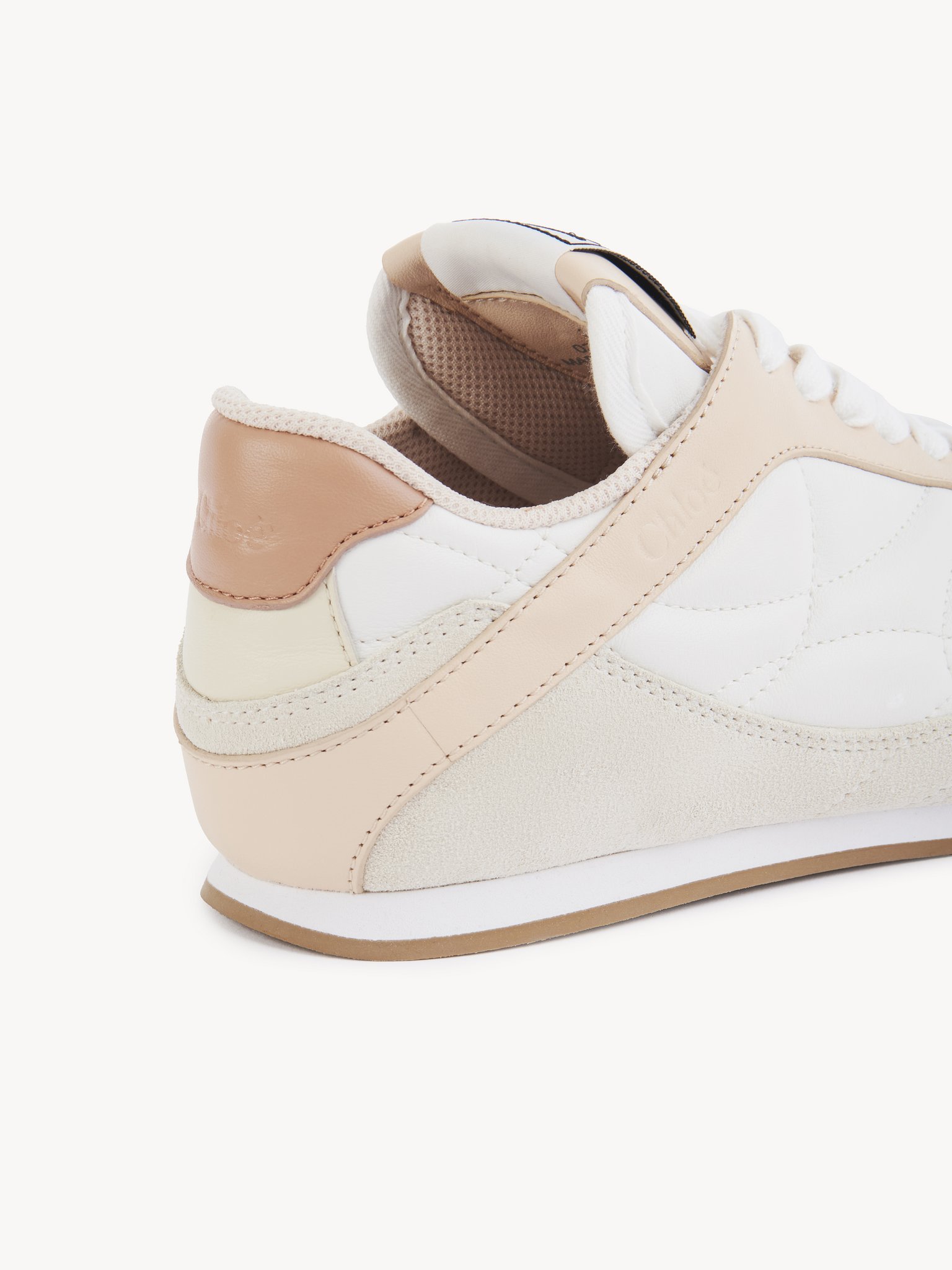 Shop Chloé Kick Sneakers In White