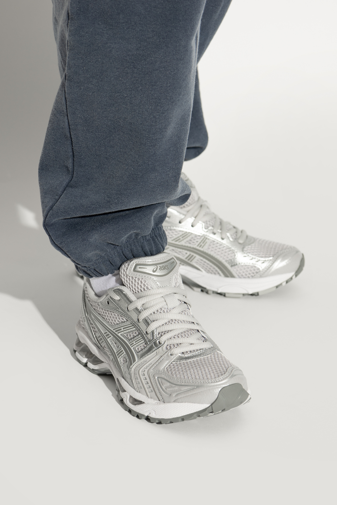 Asics Gel-kayano 14 Lace-up Sneakers In Gray