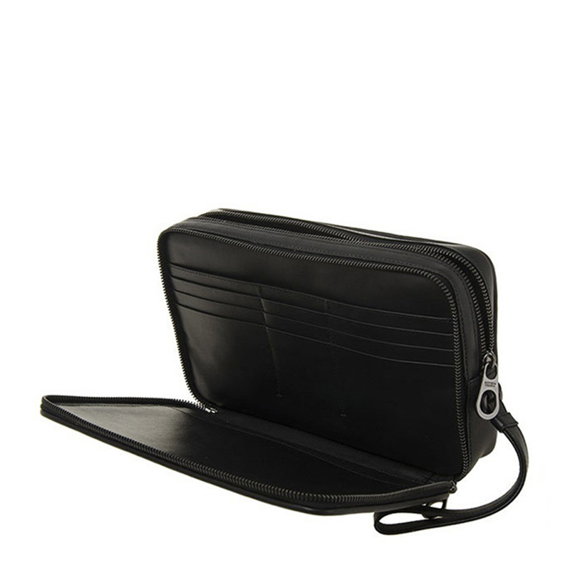 BOTTEGA VENETA LOGO CLUTCH