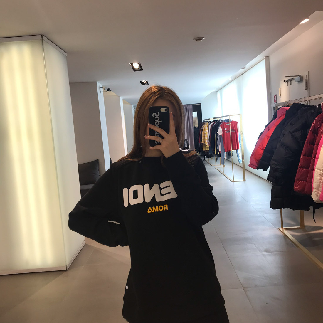 Fendi Logo Print Special Edition Sweater In Black