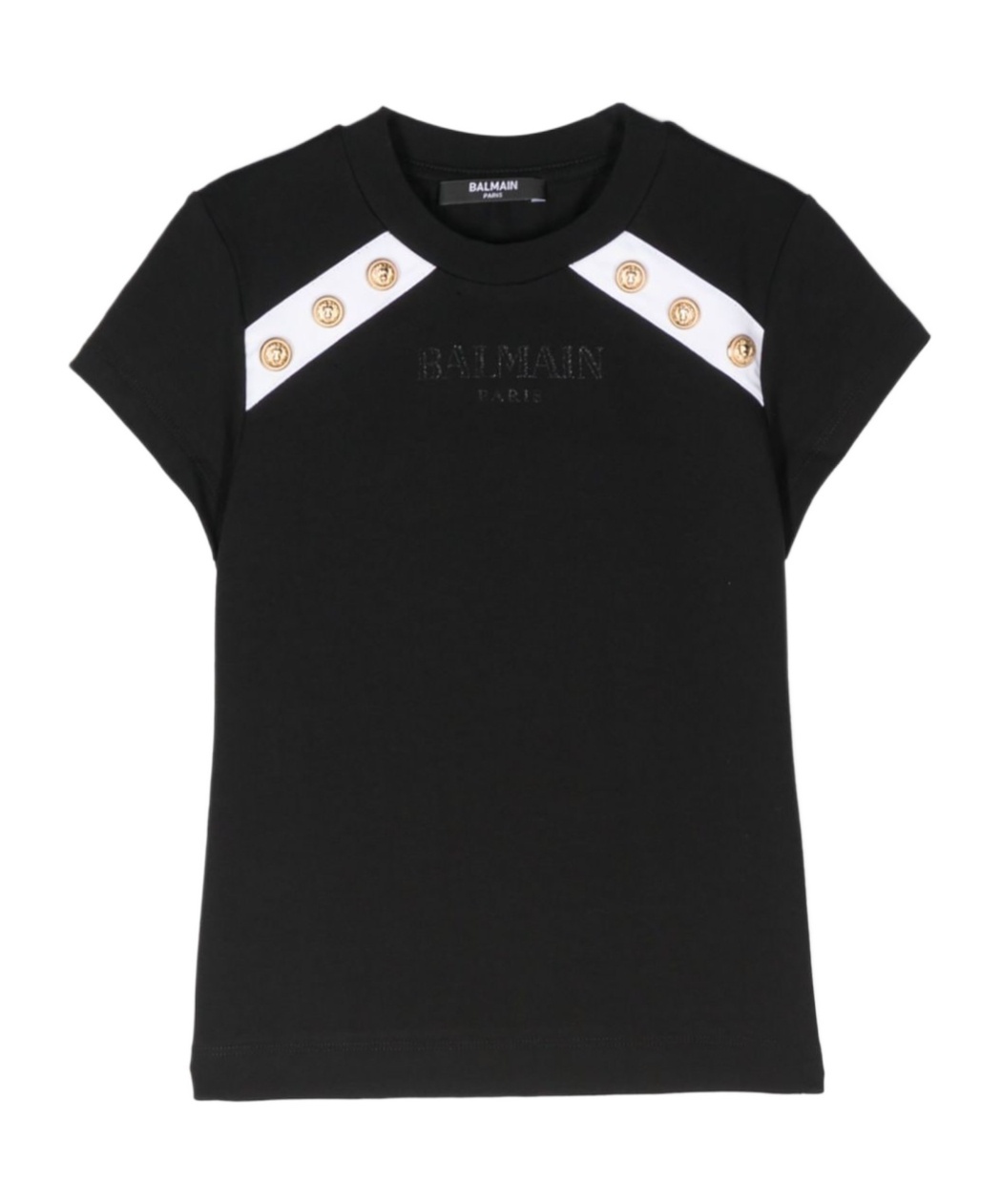 BALMAIN LOGO-PRINT T-SHIRT