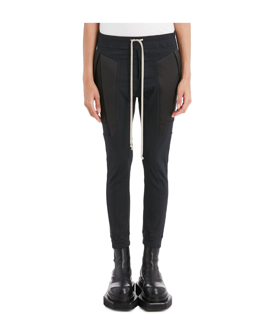 Rick Owens Fogachine Fog Biker Trousers In Black