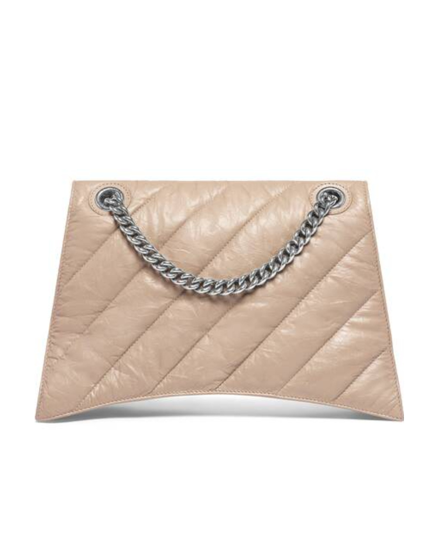 BALENCIAGA BALENCIAGA CRUSH CHAIN QUILTED MEDIUM SHOULDER BAG