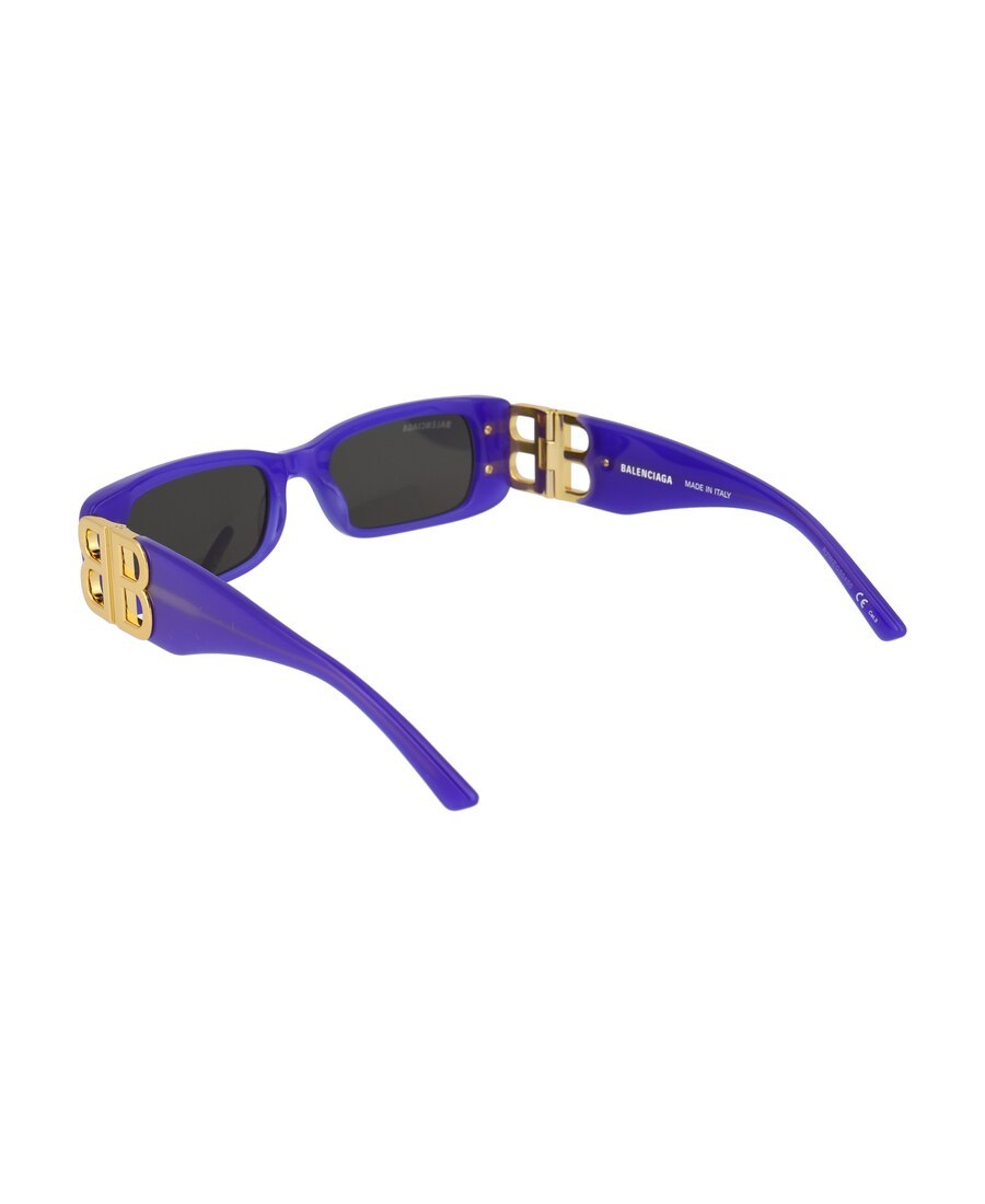 Balenciaga Violet Acetate Sunglasses In Black