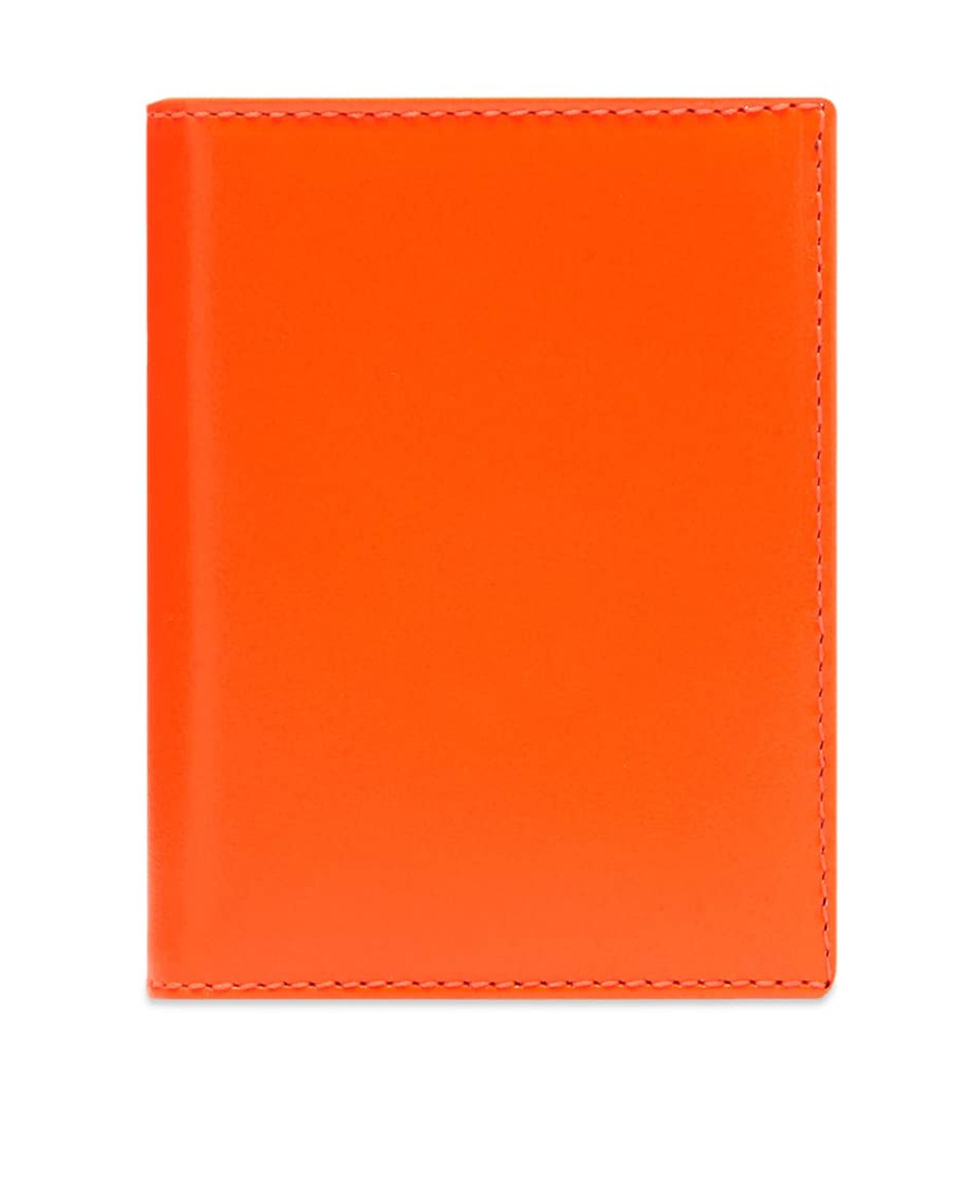 Comme Des Garçons Foldover-top Wallet In Red