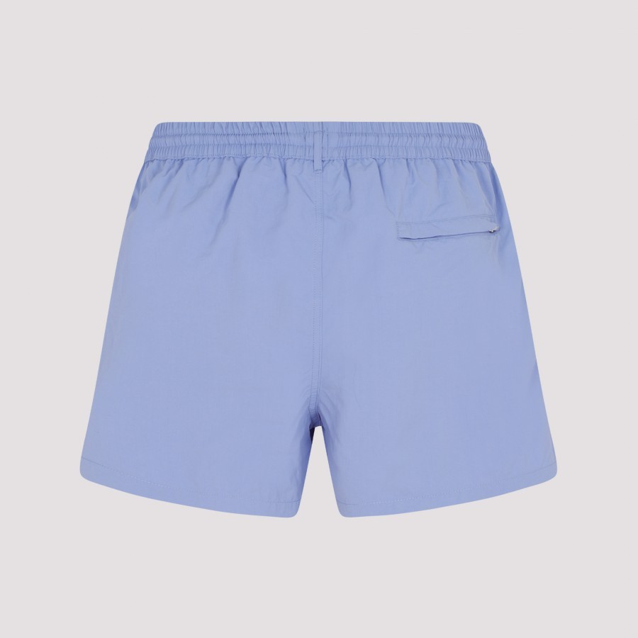 Paul Smith Stripe-trim Swim Shorts In Blue