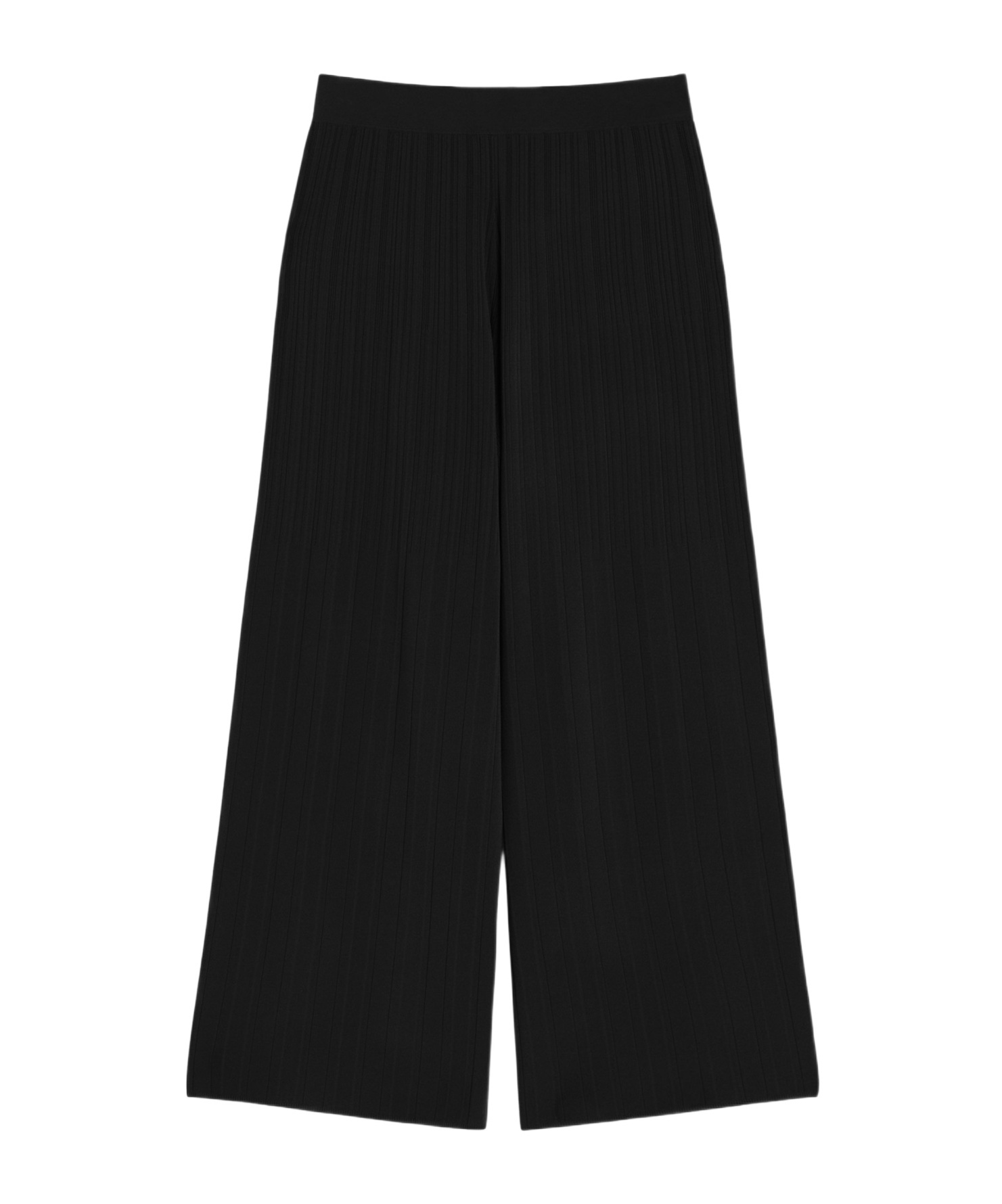 Weekend Max Mara Elastic Waist Casual Pants In Black