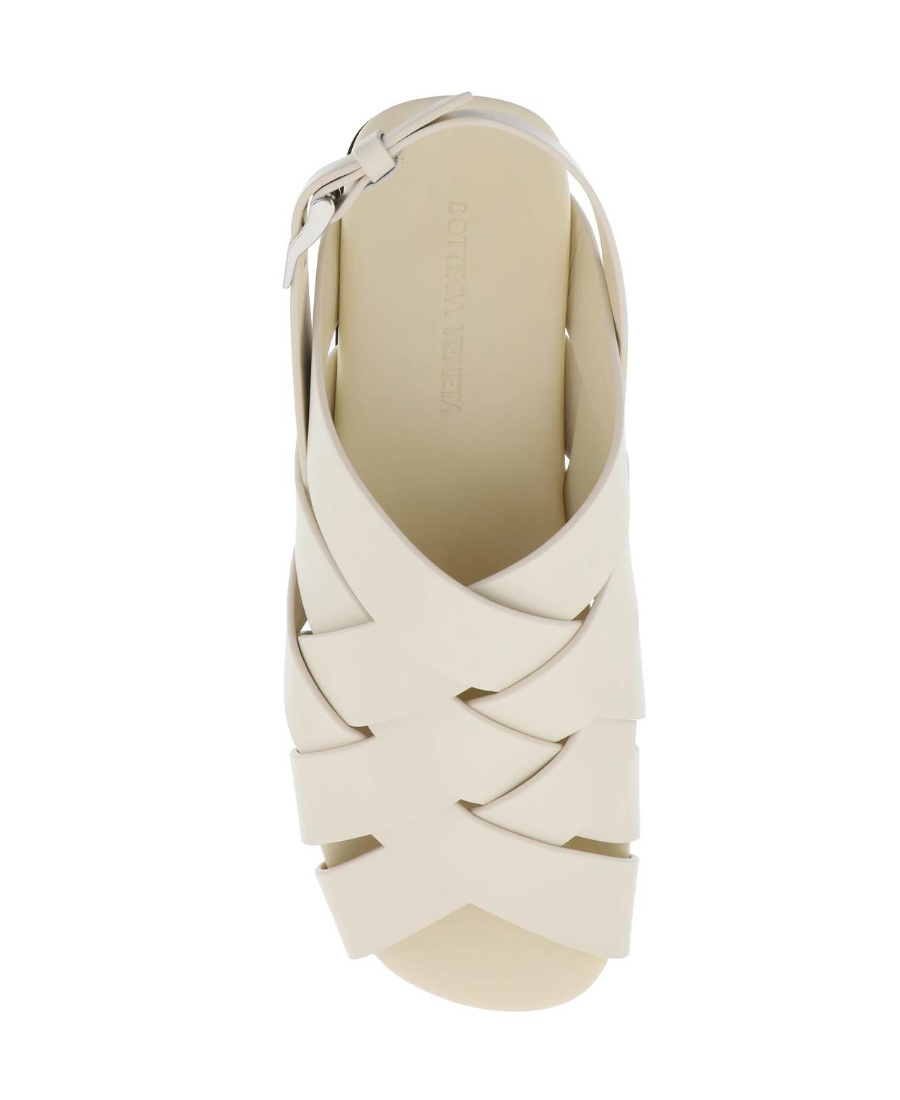 Bottega Veneta Men's Alfie Leather Slingback Sandals In Nude