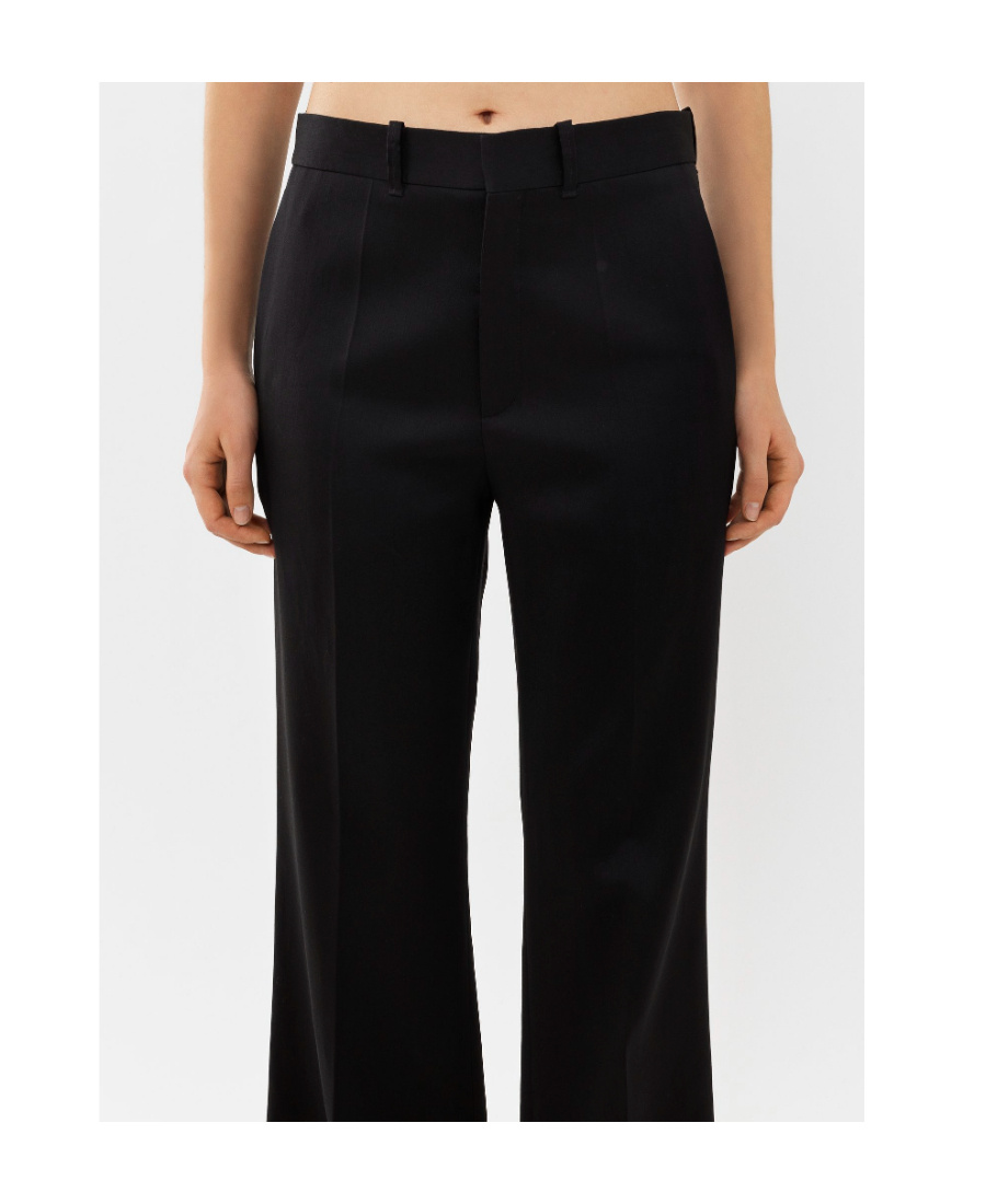 Chloé Tailored Flared Trousers In Black
