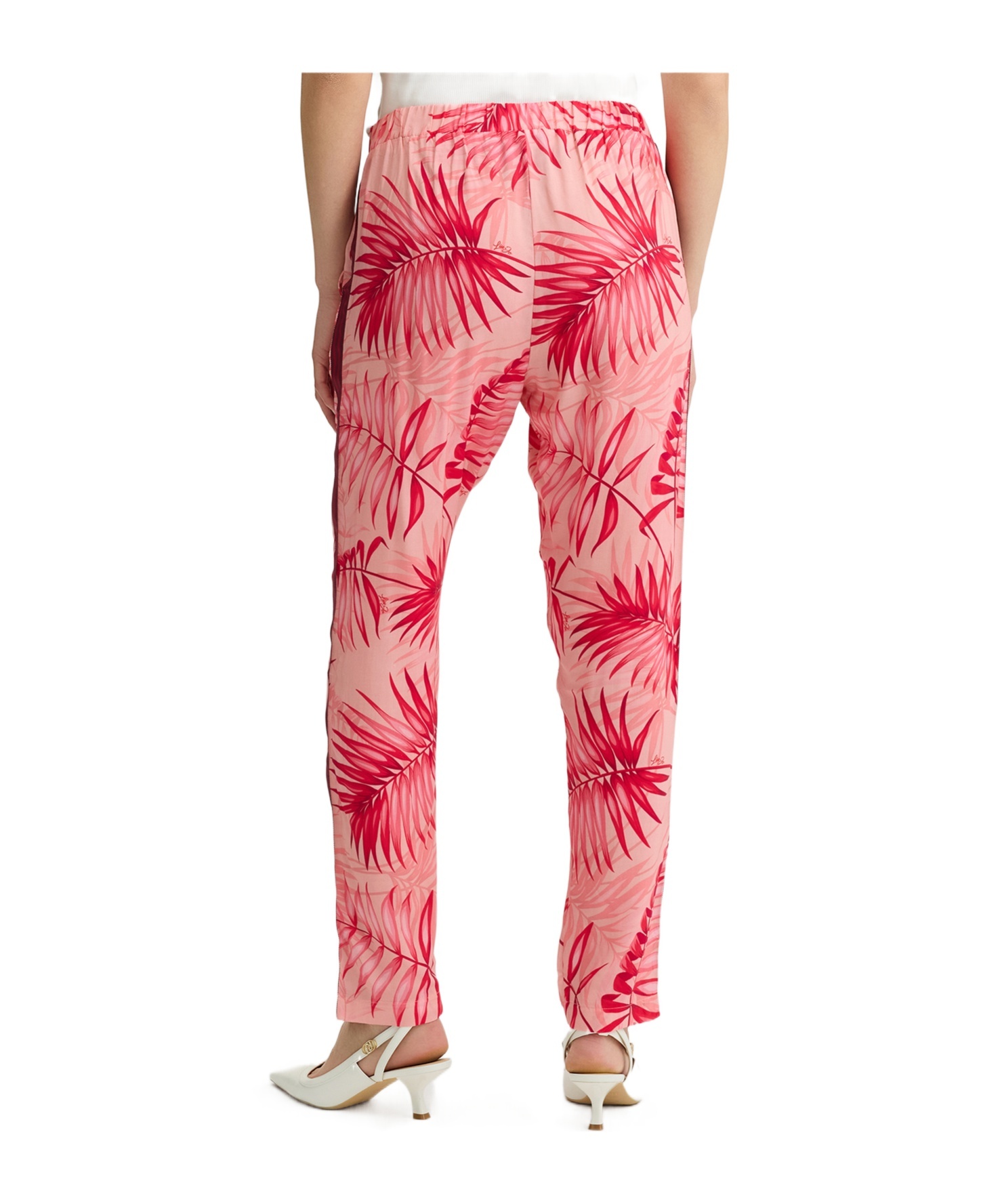 Liu •jo Leaf-print Trousers